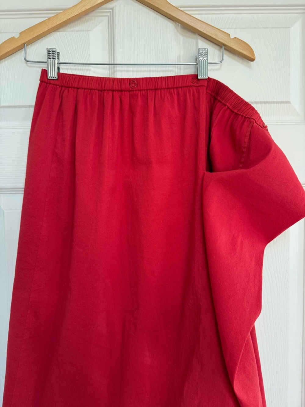 Issey Miyake Red Midi Balloon Skirt - Picture 4 of 7